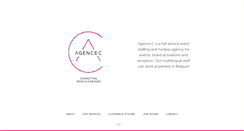 Desktop Screenshot of agence-c.be